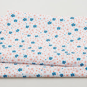 Cottage Charm Favorites - Dotted Floral White 2 Yard Cut