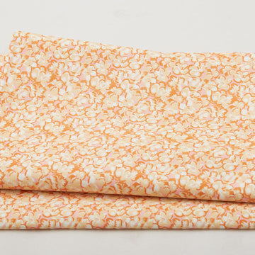 Cottage Charm Favorites - Packed Blooms Orange 2 Yard Cut