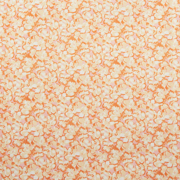 Cottage Charm Favorites - Packed Blooms Orange 2 Yard Cut