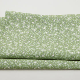 Cottage Charm Favorites - Floral Leaves Green 2 Yard Cut