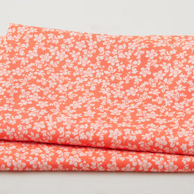 Cottage Charm Favorites - Simple Floral Coral 2 Yard Cut