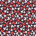 Garden of Love Favorites - Tossed Heart Black 2 Yard Cut