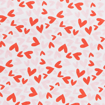 Garden of Love Favorites - Tossed Heart White 2 Yard Cut