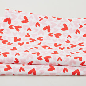 Garden of Love Favorites - Tossed Heart White 2 Yard Cut