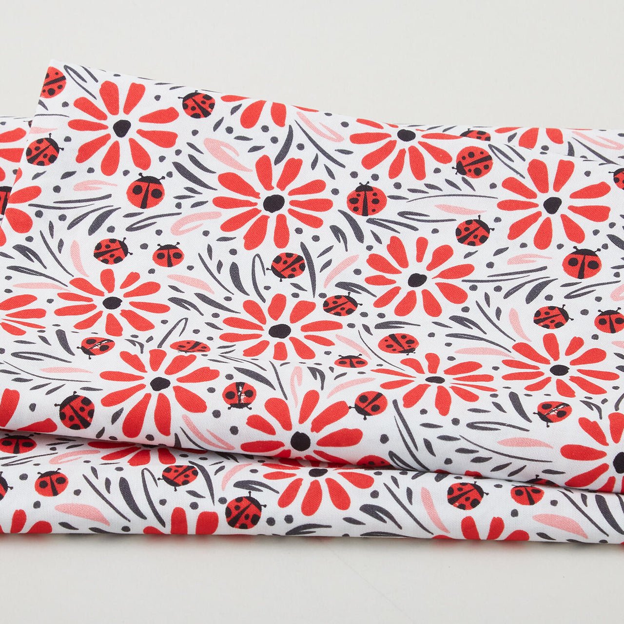 Garden of Love Favorites - Sketchy Floral White 2 Yard Cut