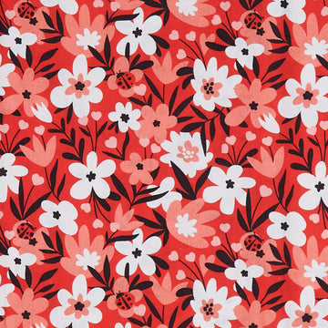 Garden of Love Favorites - Blooms Red 2 Yard Cut