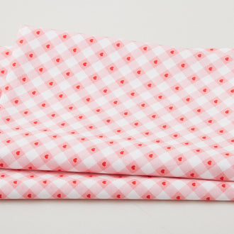 Garden of Love Favorites - Plaid Pink 2 Yard Cut