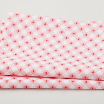 Garden of Love Favorites - Plaid Pink 2 Yard Cut