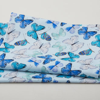 Bluetiful Bliss Favorites - Butterfly Blue 2 Yard Cut