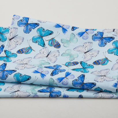 Bluetiful Bliss Favorites - Butterfly Blue 2 Yard Cut