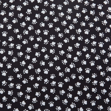 Sit Stay Love Favorites - Paws Black 2 Yard Cut