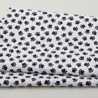 Sit Stay Love Favorites - Paws White 2 Yard Cut