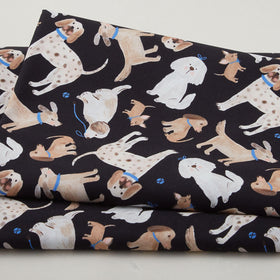 Sit Stay Love Favorites - Pup Toss Black 2 Yard Cut