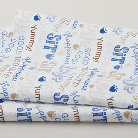 Sit Stay Love Favorites - Words White 2 Yard Cut