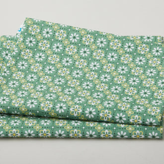 Meadow Breeze Favorites - Flower Stripe Green 2 Yard Cut