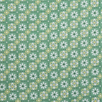 Meadow Breeze Favorites - Flower Stripe Green 2 Yard Cut