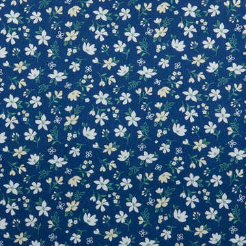 Meadow Breeze Favorites - Tiny Flowers Navy 2 Yard Cut