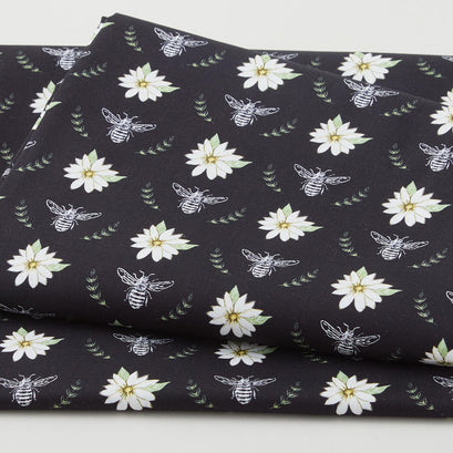 Beez & Honey Favorites - Set Bees Black 2 Yard Cut