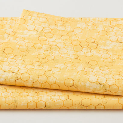 Beez & Honey Favorites - Honeycomb Yellow 2 Yard Cut