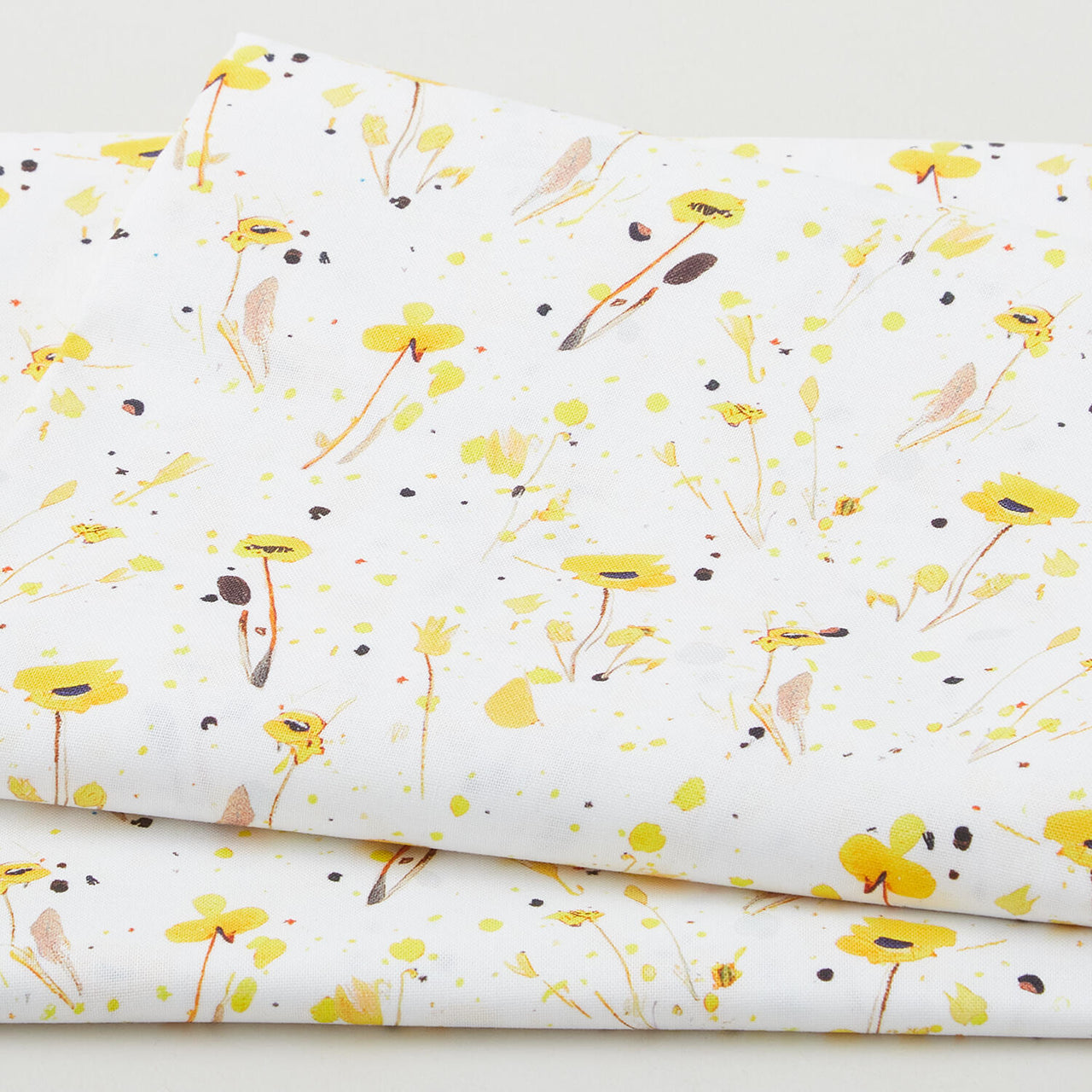 Beez & Honey Favorites - Floral Sprigs White 2 Yard Cut