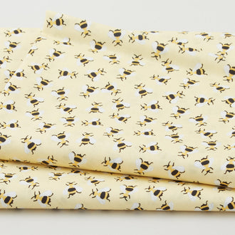 Beez & Honey Favorites - Buzzing Bees Yellow 2 Yard Cut
