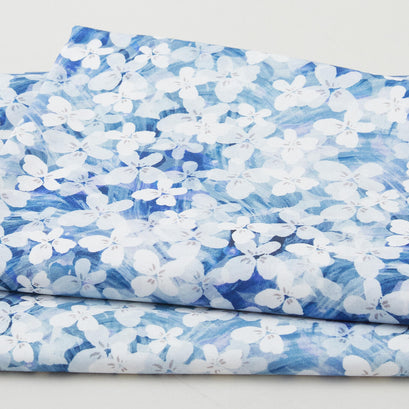 Morgan Favorites - Tonal Flowers Blue 2 Yard Cut