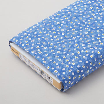 Daisy Delight IV - Daisy Dots Blue 8 Yard Bolt