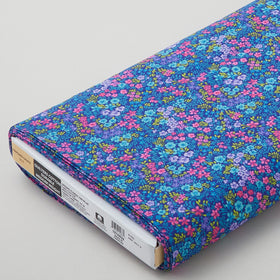 Keepsake Calico - Flower Garden Blue/Pink 8 Yard Bolt