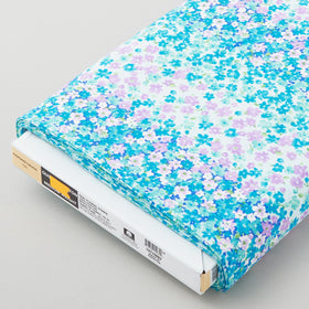 Calico Collection - Floral Stripe Blue 8 Yard Bolt