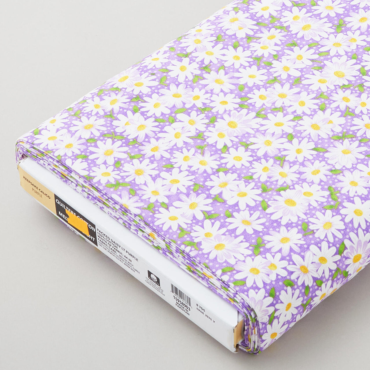 Daisy Delight IV - Happy Daisies Purple 8 Yard Bolt