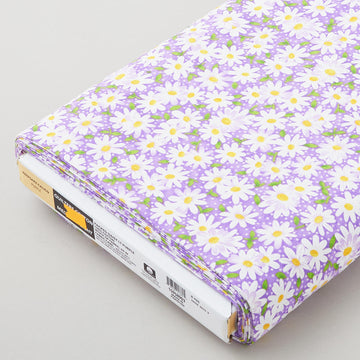 Daisy Delight IV - Happy Daisies Purple 8 Yard Bolt