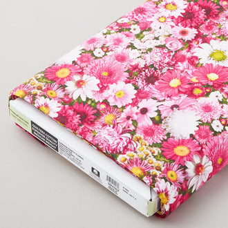 Garden Party - Pink Floral Bouquet 8 Yard Bolt
