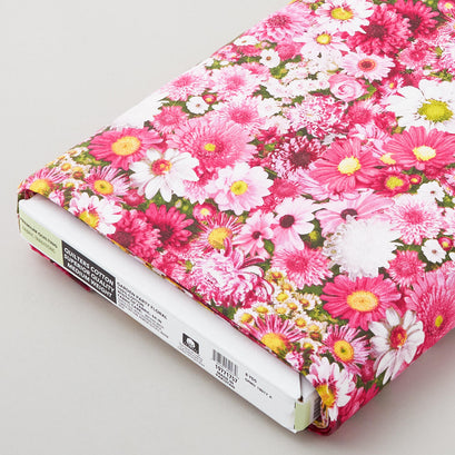 Garden Party - Pink Floral Bouquet 8 Yard Bolt