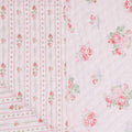Double Faced Pre-Quilted Cotton - Prairie Romance Sweet Pink 8 Yard Bolt