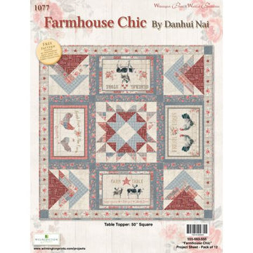 Farmhouse Chic Table Topper Free Quilt Pattern