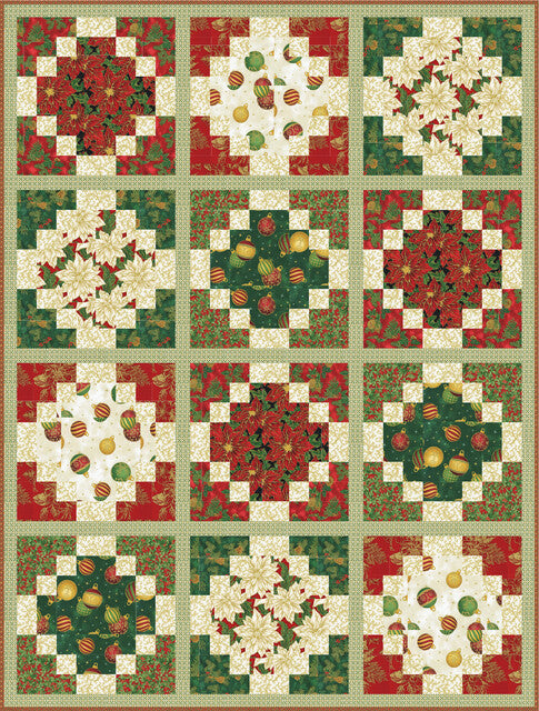 Festive Tiles - Holiday Free Quilt Pattern