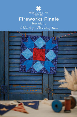 Fireworks Finale Sew Along - Month 3 Free Quilt Pattern
