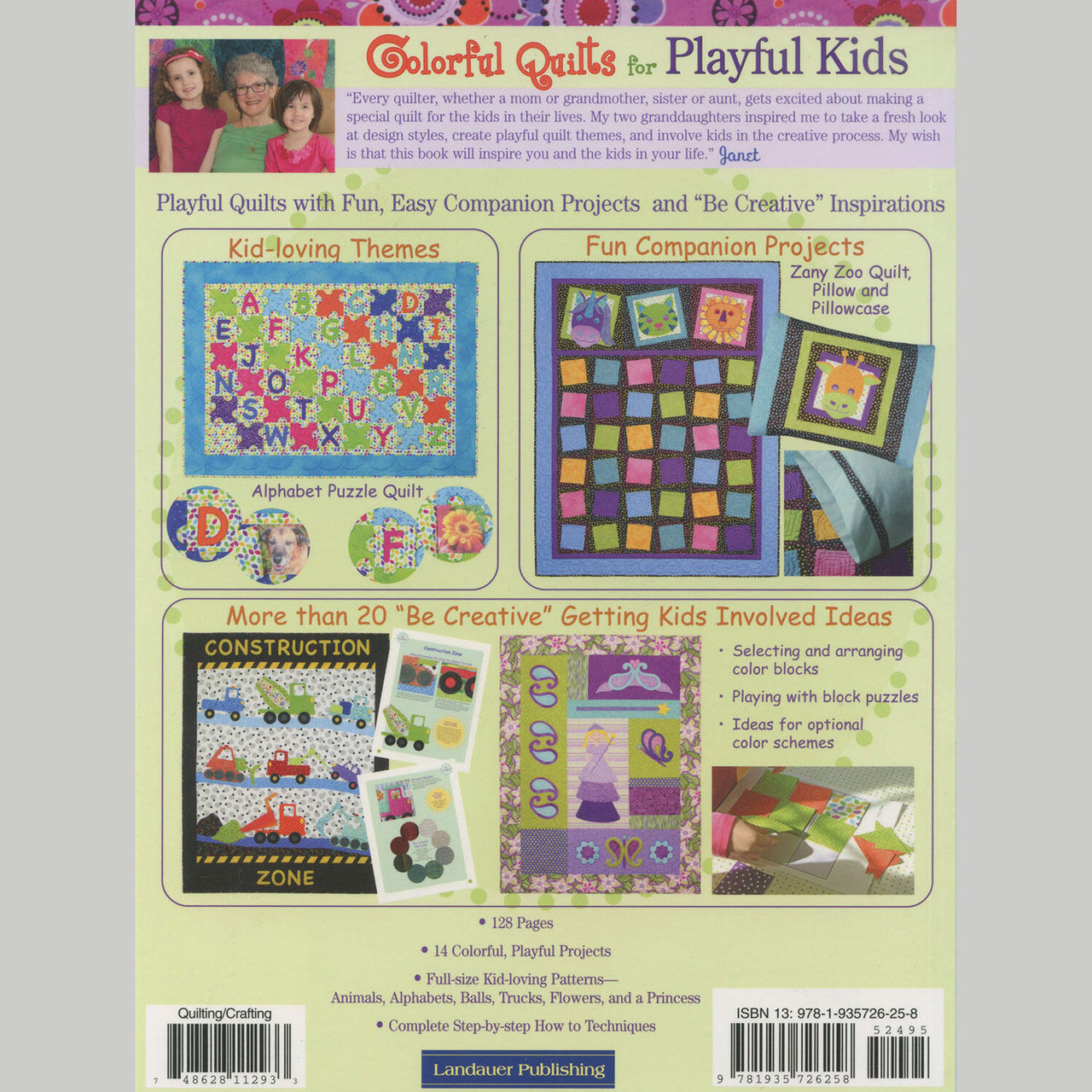 Colorful Quilts for Playful Kids Book