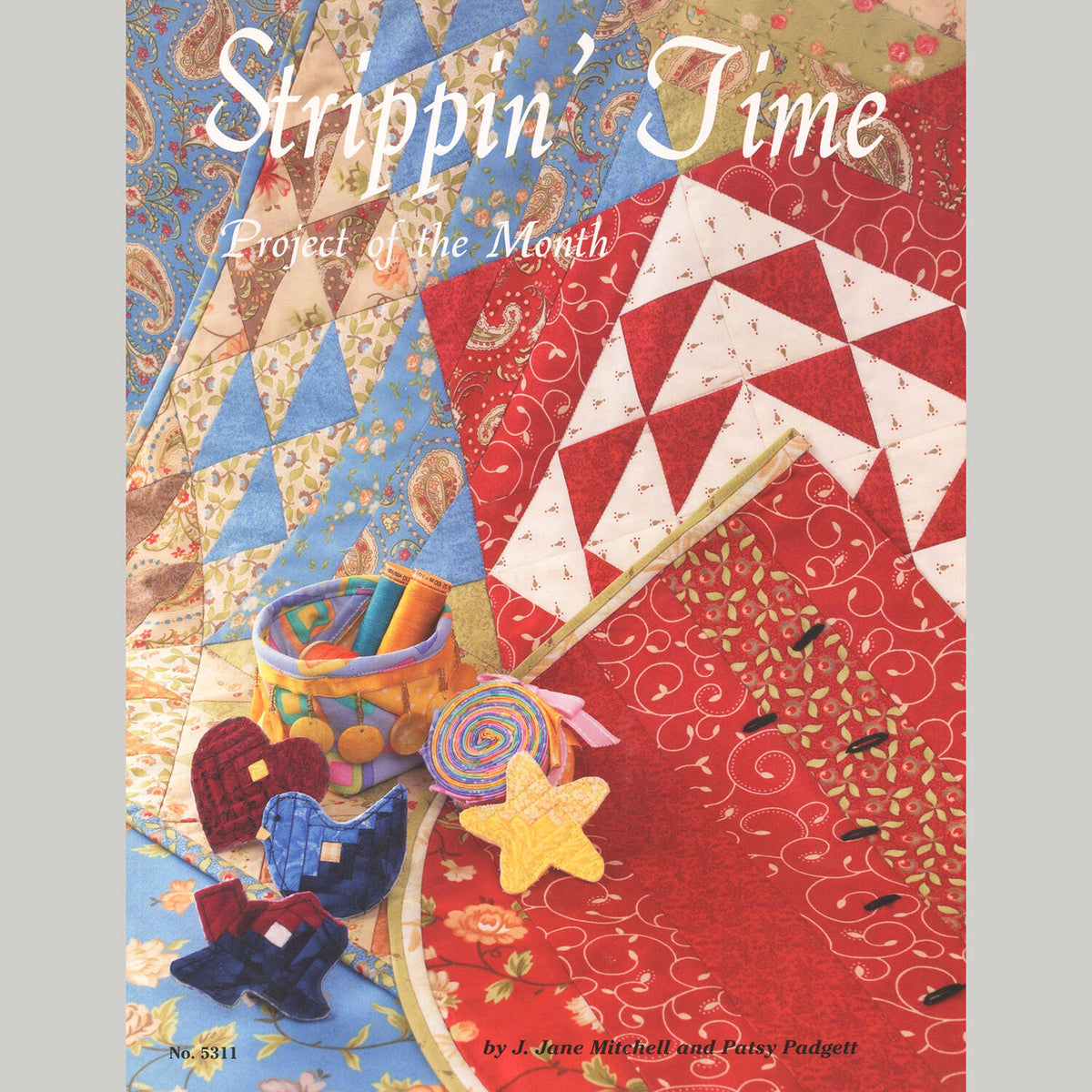 Patriotic Table Topper Patterns Strippin' Time Book