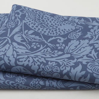Strawberry Thief - Navy 108" Quilt Back 3 Yard Cut