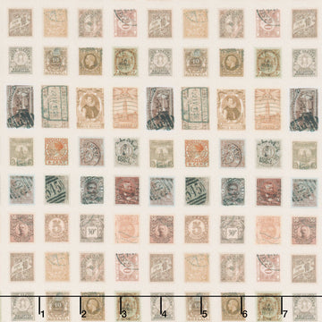 Eclectic Elements - Palette Stamps Neutral Yardage