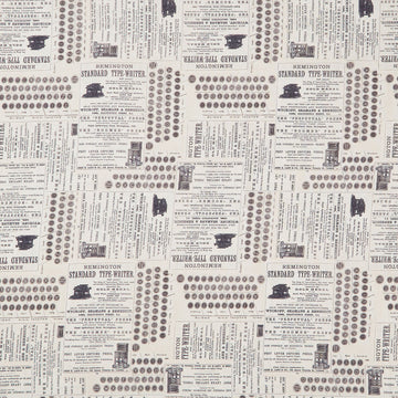 Eclectic Elements - Palette Typewriter Neutral Yardage