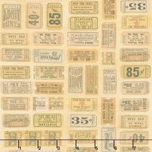 Eclectic Elements - Palette Tickets Yellow Yardage