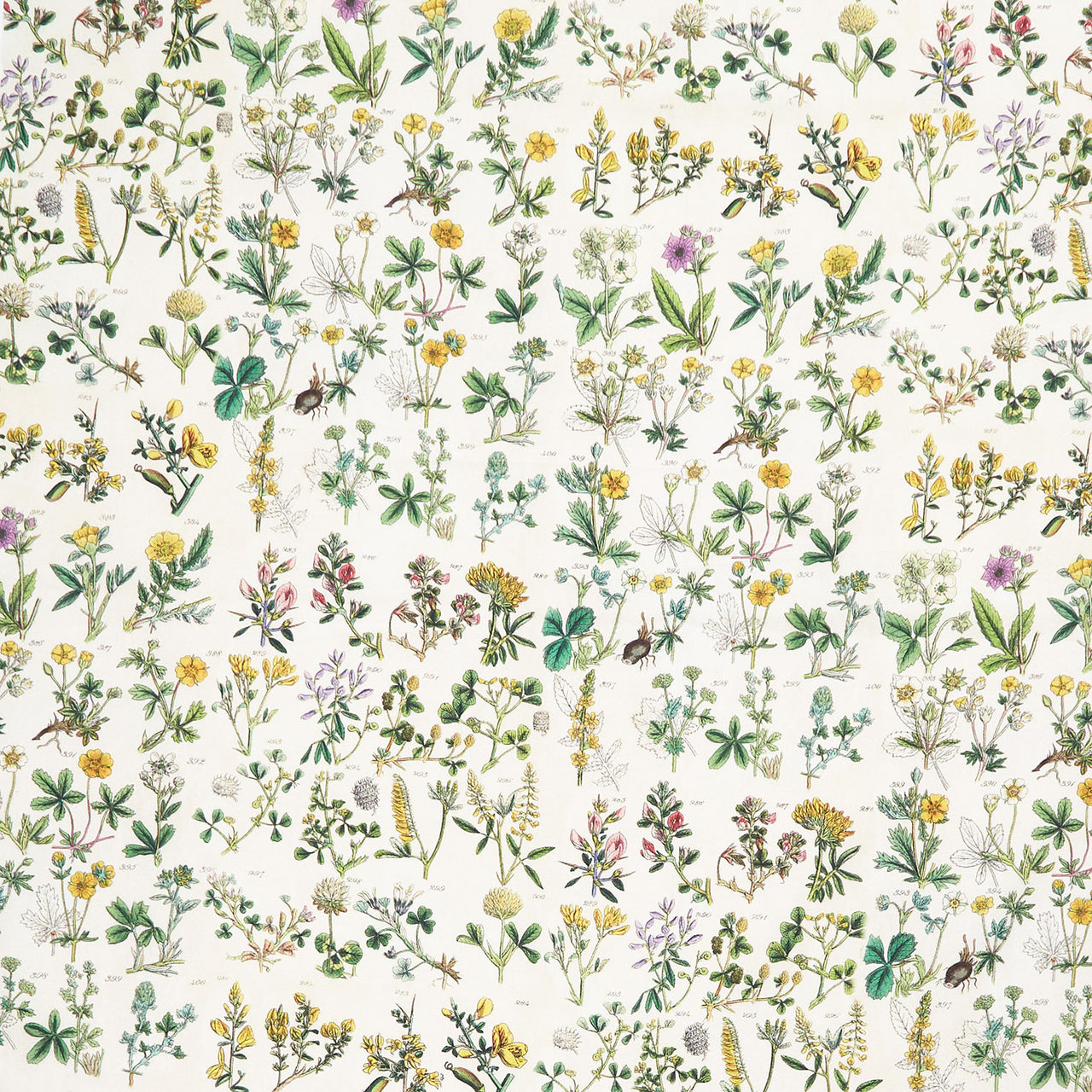 Eclectic Elements - Palette Botanical Yellow Yardage