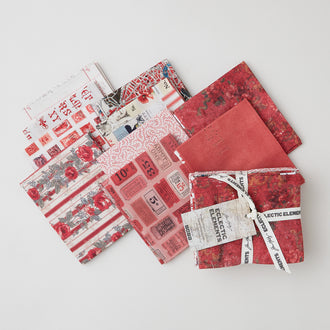 Eclectic Elements - Palette Red Fat Quarter Bundle