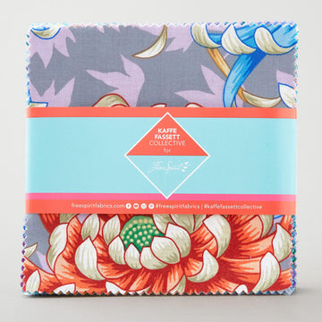 Kaffe Fassett Collective August 2025 Cool Colorstory Charm Pack