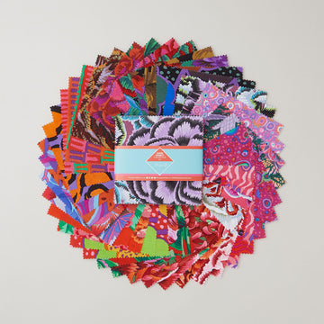 Kaffe Fassett Collective August 2025 Hot Colorstory Charm Pack