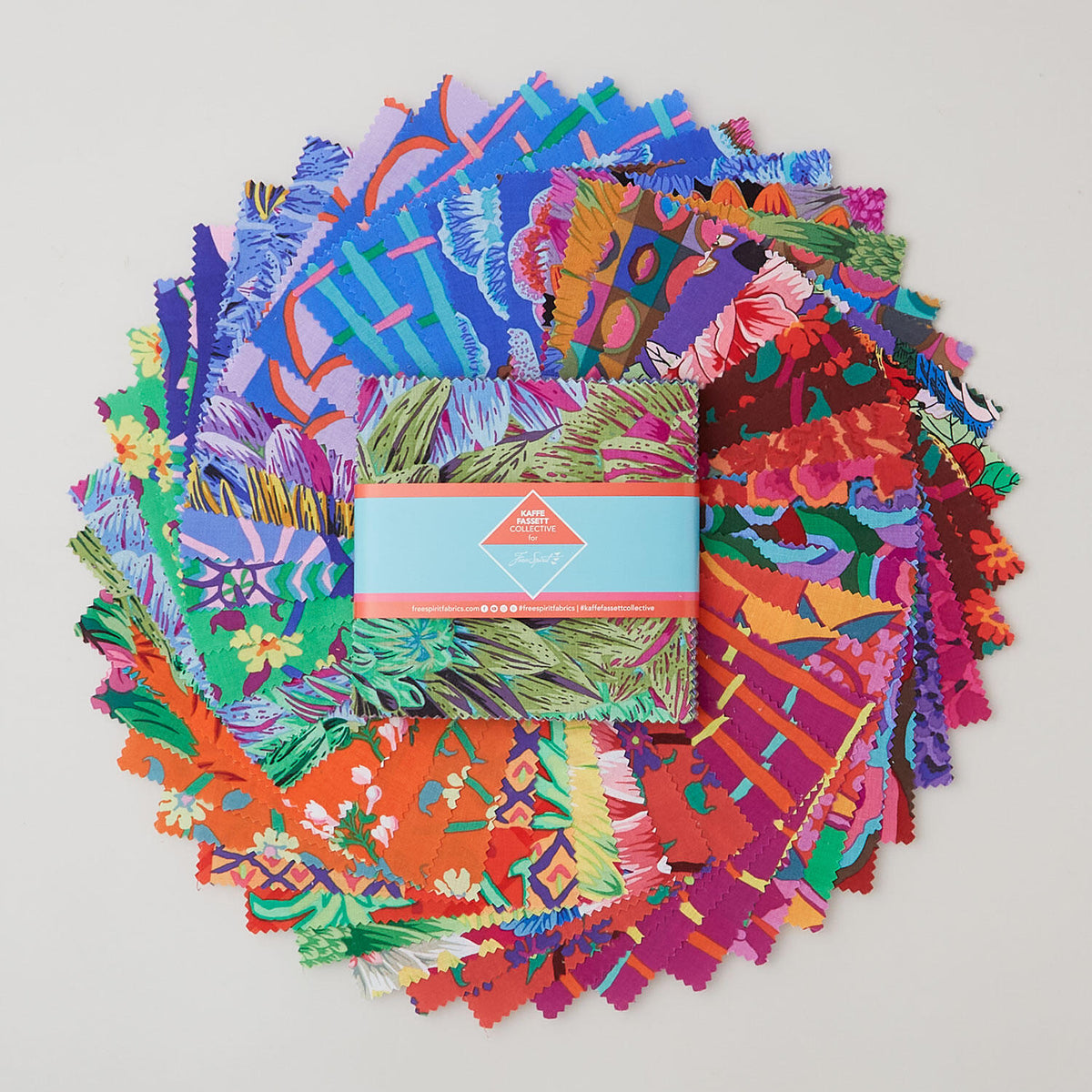 Kaffe Fassett Collective - August 2026 Jewel Colorway Charm Pack