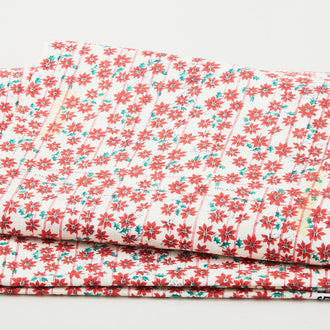 Holidays Past - Festive Ledger Red 2 Yard Cut