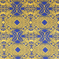 Folk Heart - Windows Gilded 2 Yard Cut